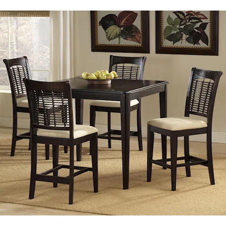 Five Piece Counter Height Dining Set