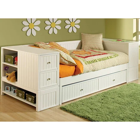 Twin Cody Daybed w/ Trundle, Chests and Bookcases