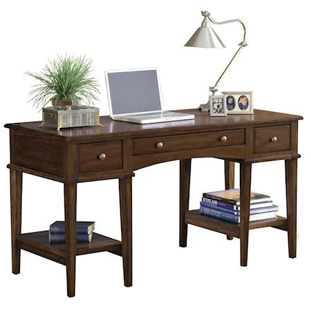 Desk with 3 Drawers and 2 shelves