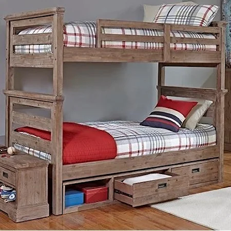 Transitional Twin Over Twin Bunk