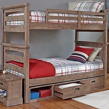 Transitional Twin Over Full Bunk