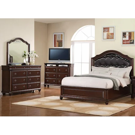 5 Piece California King Platform Bedroom Group