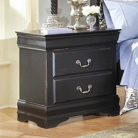 Nightstand With 2 Drawers