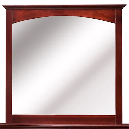 Dresser Mirror with Wooden Frame