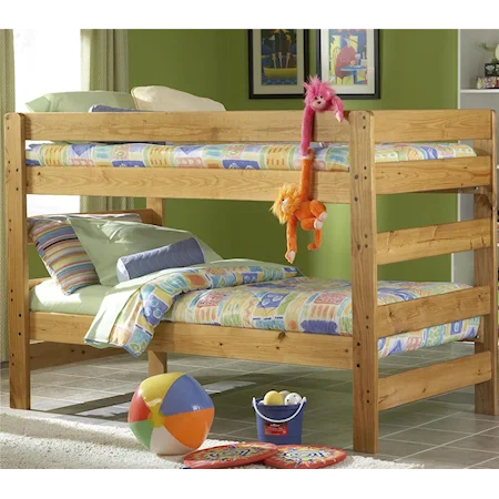 Casual Twin Over Twin Bunk Bed