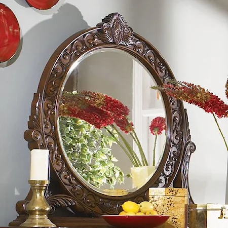 Round Dresser Mirror