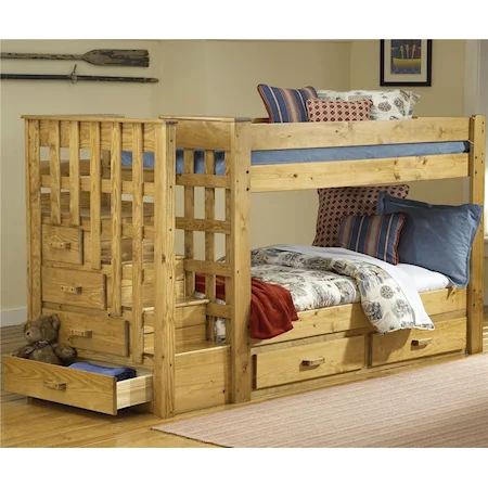 Stairway Bunkbed With Built In Storage