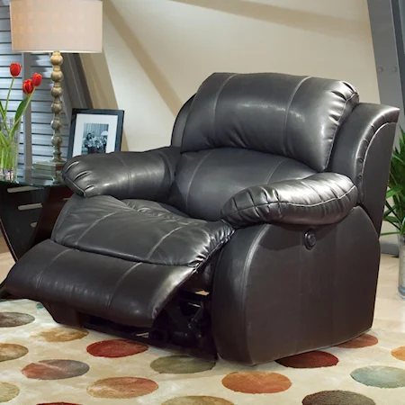 Power Recliner with Plump Pillow Arms