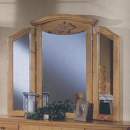 Tri-Fold Dresser Mirror