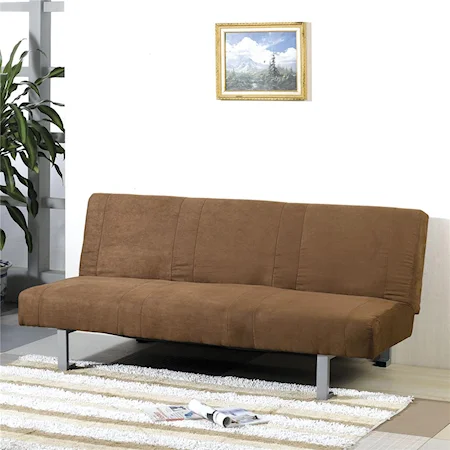 Sofa/Futon Sleeper with Steel Legs
