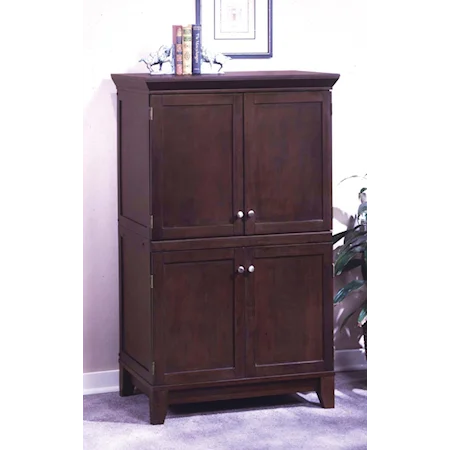 Traditional Computer Armoire