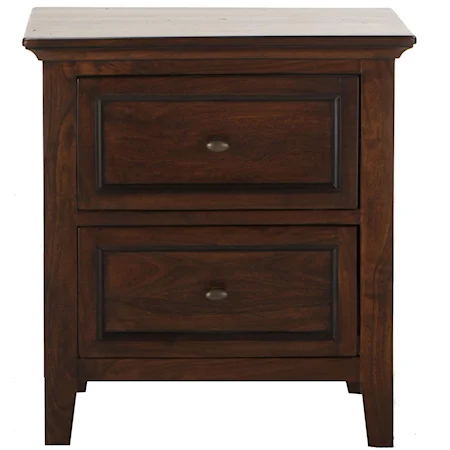 Night Stand with 2 Drawers