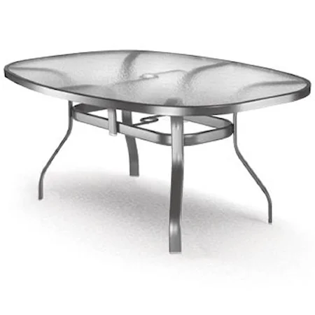 Ellipse Balcony Table with Flared Legs