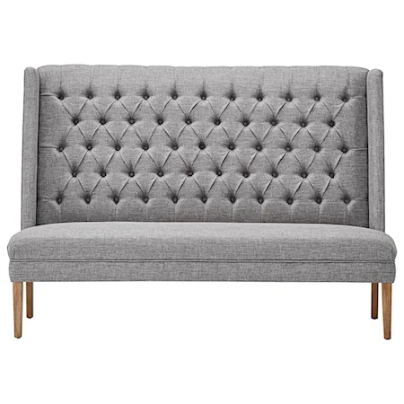 Transitional Tufted Bench