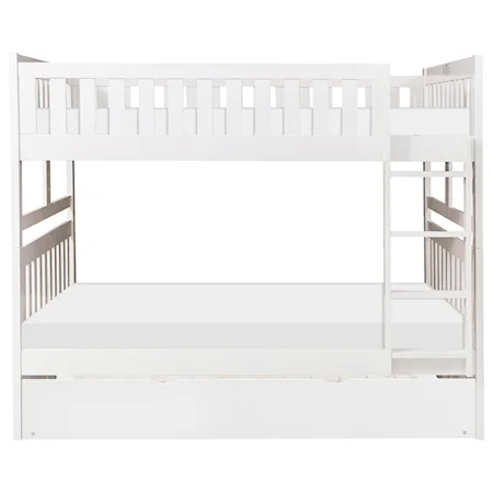 Casual Twin Over Twin Bunk Bed with Trundle