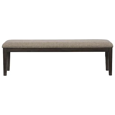 Upholstered Bench with Nailhead Trim