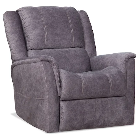 Power Reclining Lift Chair with Contrast Stitching