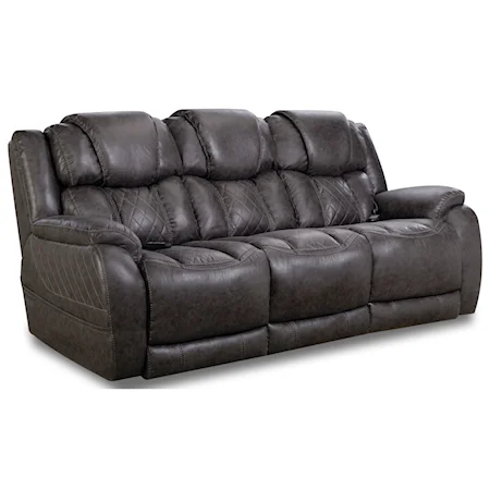 Casual Style Double Reclining Power Sofa