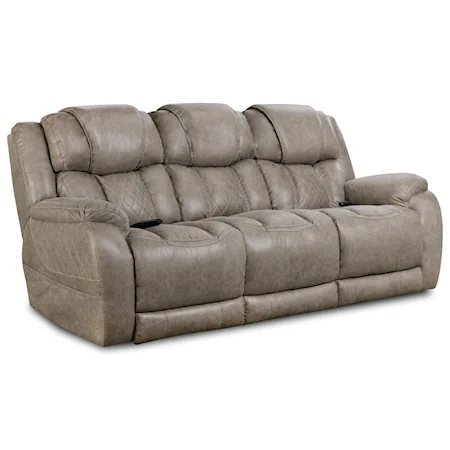 Casual Style Double Reclining Power Sofa