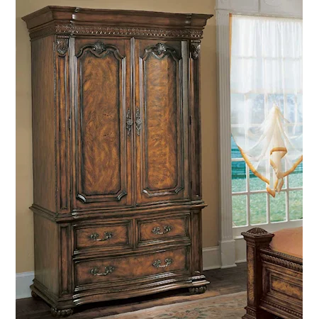 Two Door, Three Drawer Armoire