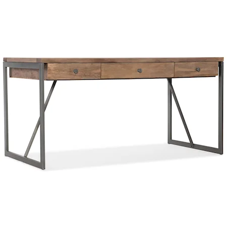 Industrial Style Metal/Wood Writing Desk