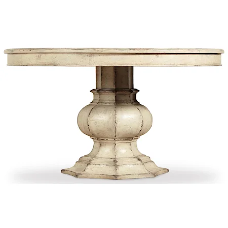 52in Round Pedestal Table