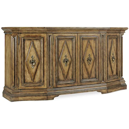 Four-Door Credenza