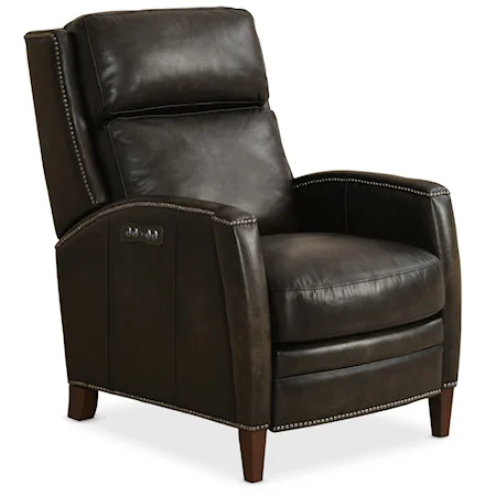 Leather Power Recliner w/ Power Headrest