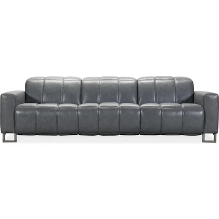 Contemporary Motion Leather Sofa with Power Headrest