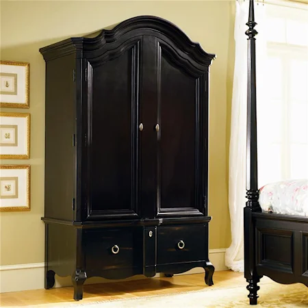 Armoire with Two Doors and Removable Shelves