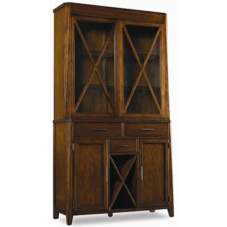 Credenza & Hutch China Cabinet