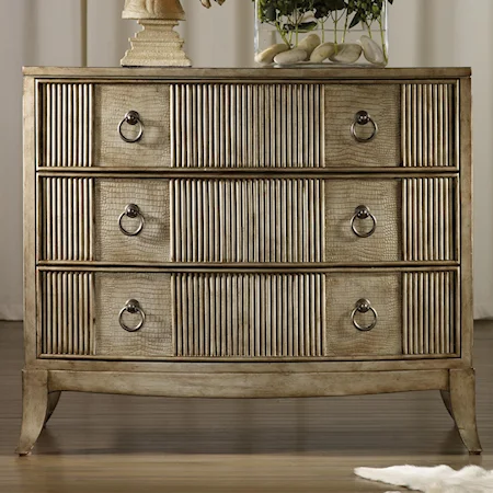 3 Drawer Latico Chest with Reeding