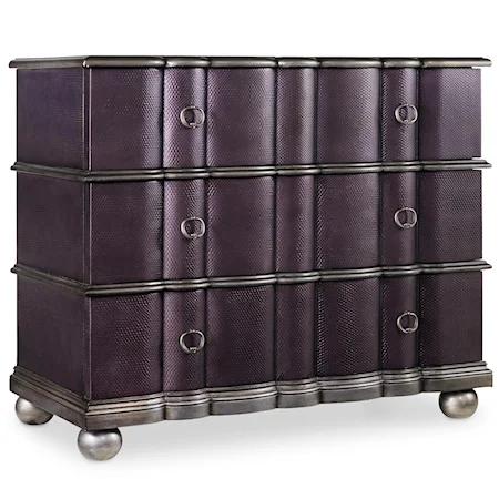 3 Drawer Mila Chest with Shaped Front