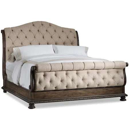 Queen Tufted Bed