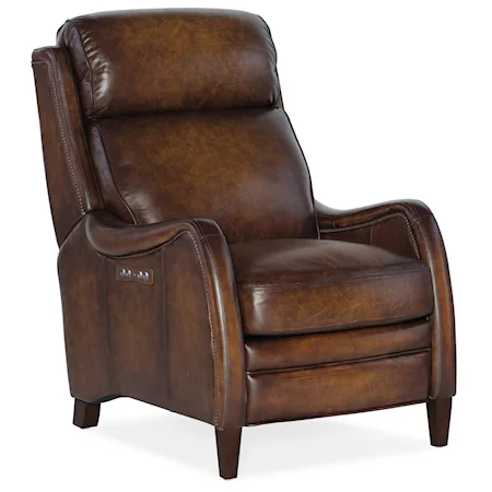 Leather Power Recliner w/ Power Headrest