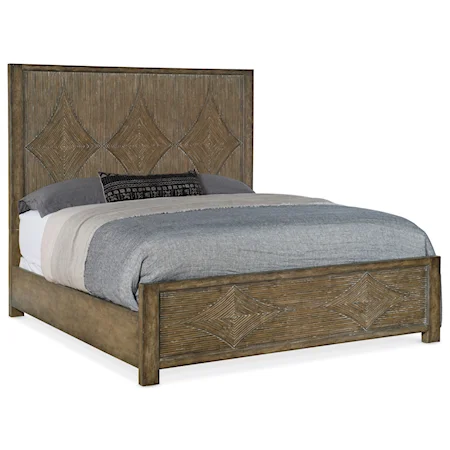 Casual King Panel Bed