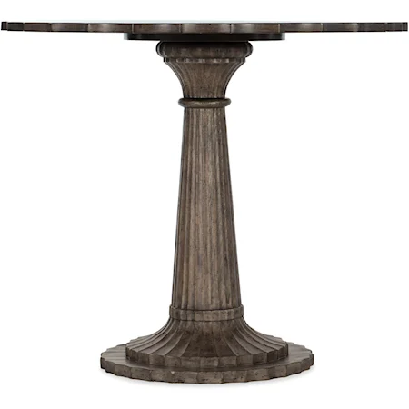 Traditional Adjustable Height Pedestal Table