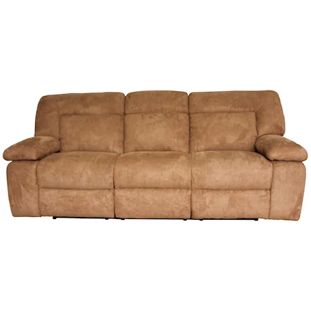 Transitional Power Reclining Sofa with Casual and Modern Furniture Features