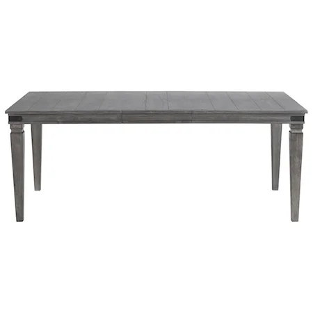 Relaxed Vintage Rectangular Dining Table with Leaf