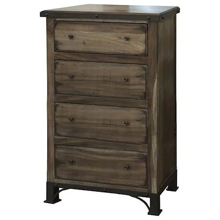 Industrial 4-Drawer Chest