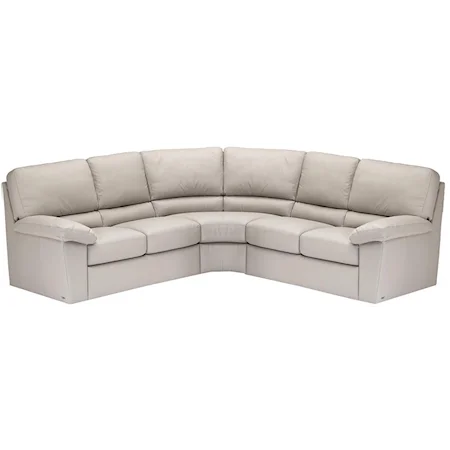 Contemporary Reclining Leather Sofa Sectional