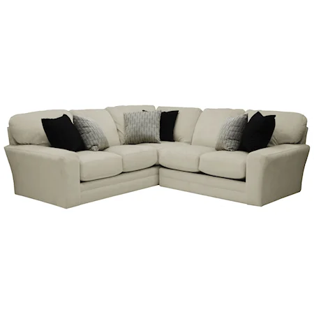 2 Piece Sectional with Track Arms