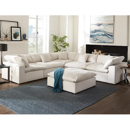 Contemporary L-Shaped Sectional Sofa