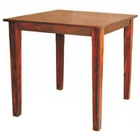 Square Solid Sheesham Wood Counter Table