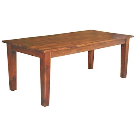 67" Solid Sheesham Wood Rectangular Dining Table