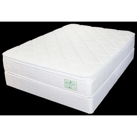 California King Euro Top Mattress and Foundation