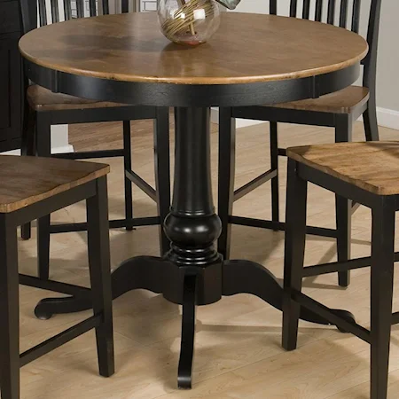Gathering Height Round Pedestal Table