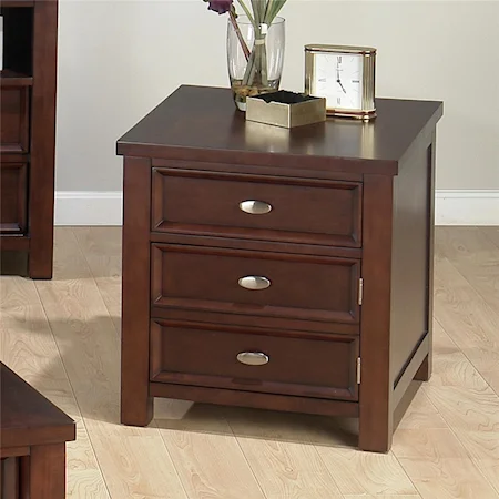 End Table w/Drawer & Door
