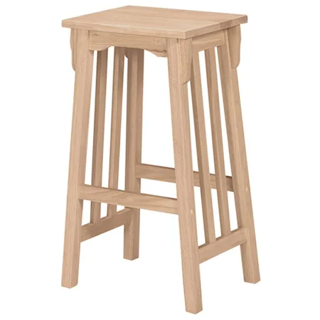 30" Backless Mission Stool