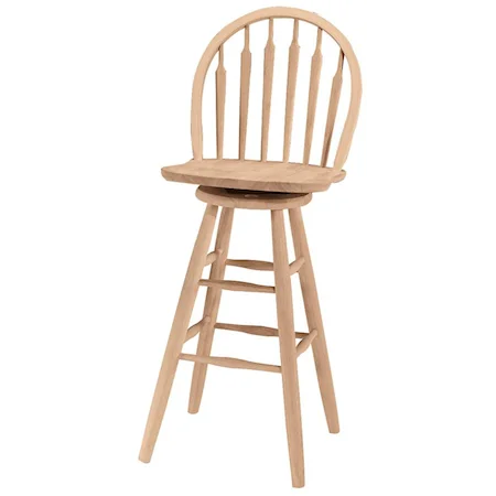 30" Arrowback Windsor Stool